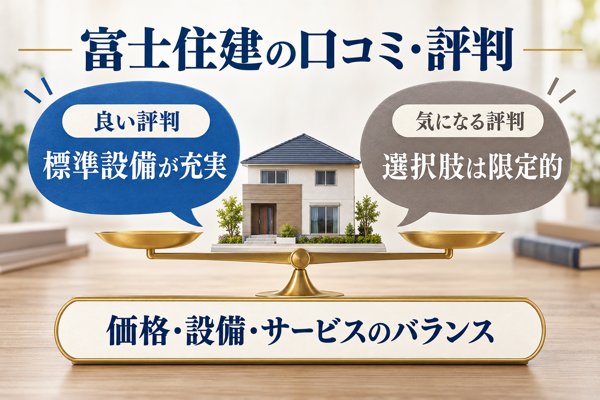 富士住建がやばいと言われる噂の真相と施主の口コミ・評判