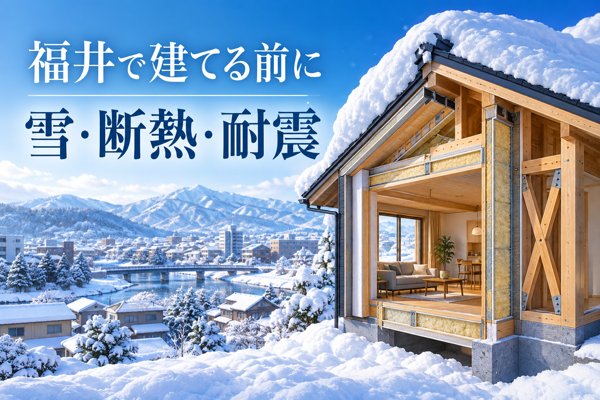 注文住宅を福井で建てる前に把握したい地域の実情