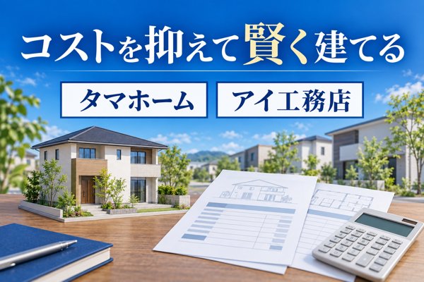 【ローコスト・コスパ重視型】1,000万円台から検討できる2社