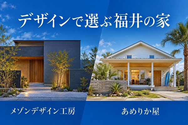 【おしゃれ・デザイン重視型】見た目にこだわる人に選ばれる福井の2社