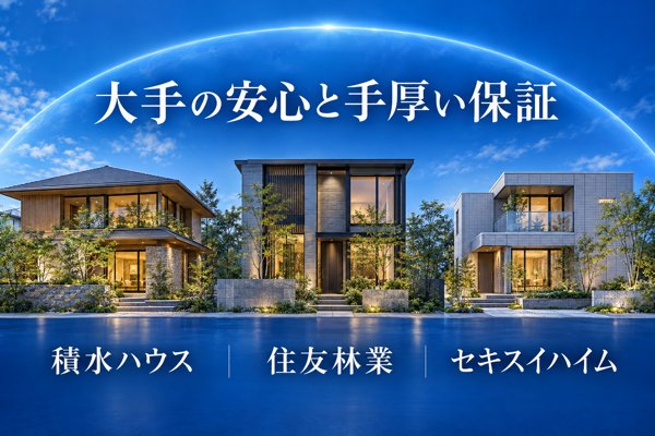 【大手・ハイブランド型】全国展開の信頼感と手厚い保証が魅力の3社
