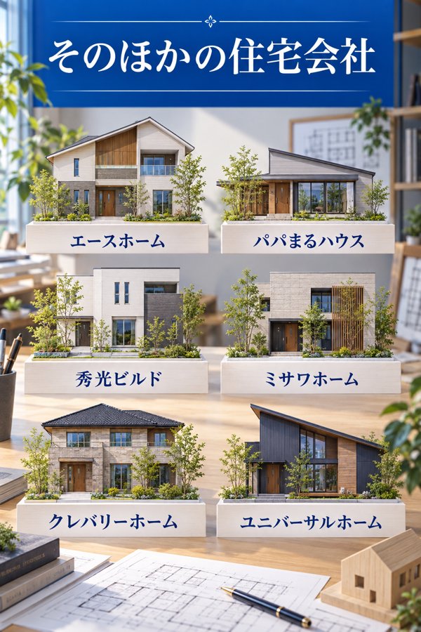 福井県で選択肢となるそのほかのハウスメーカーと工務店