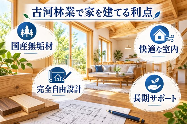古河林業で家を建てる利点