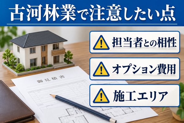 古河林業で注意したいデメリット