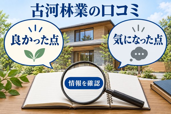 古河林業で家づくりをした施主の口コミ!