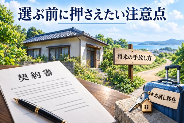 「空き家差し上げます」を選ぶ前に押さえたい注意点