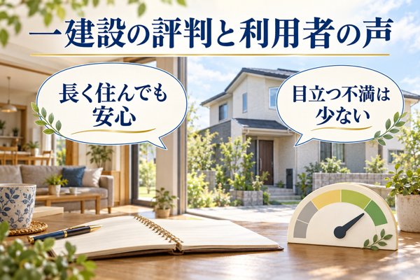 一建設の評判と利用者から寄せられた声