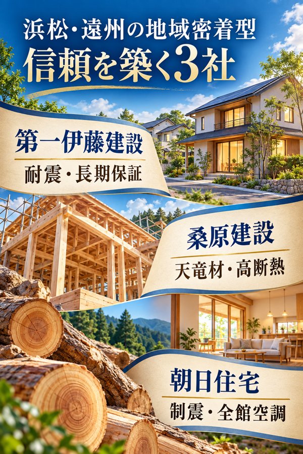 地域密着型|浜松・遠州で信頼を築いてきた3社
