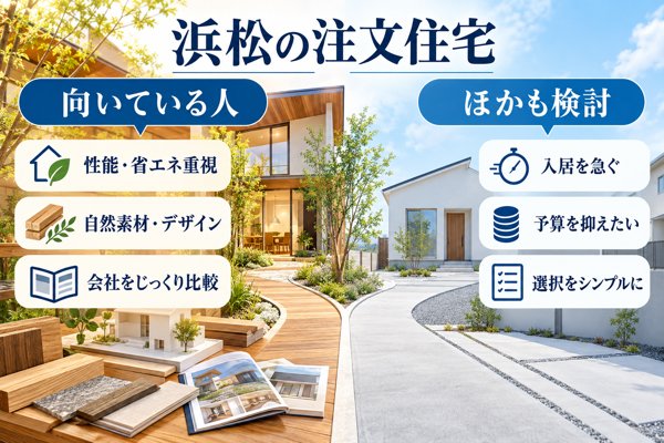 浜松の注文住宅に適した人・適さない人