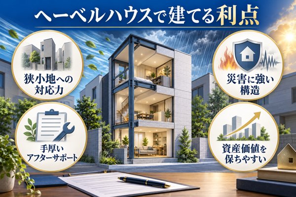 へーベルハウスで家を建てる利点