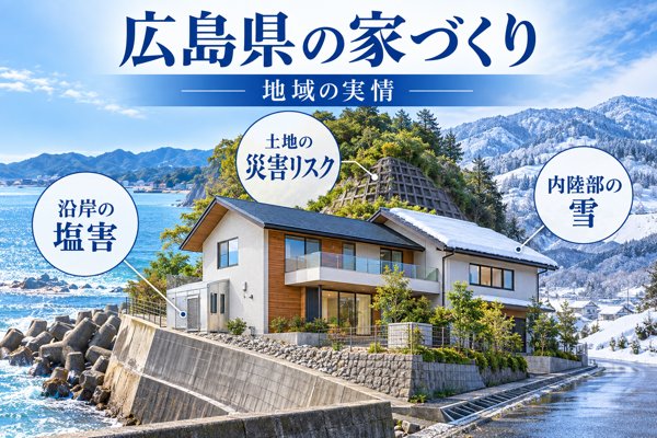 広島県の家づくり前に把握したい地域の実情