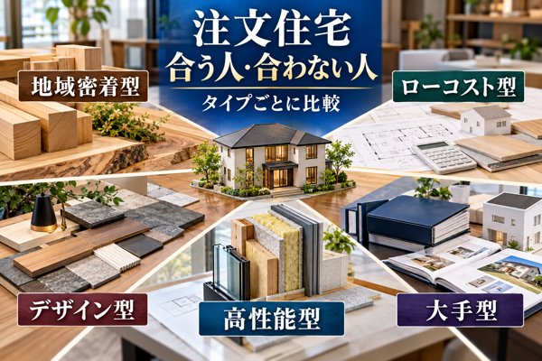 広島の注文住宅で合う人・合わない人|タイプごとに比較
