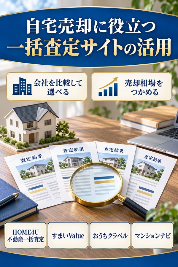 自宅売却に役立つ一括査定サイトの活用