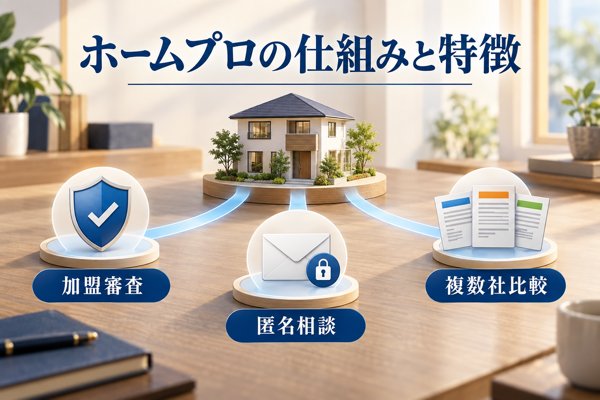 ホームプロの概要と仕組み・特徴・運営会社のポイント