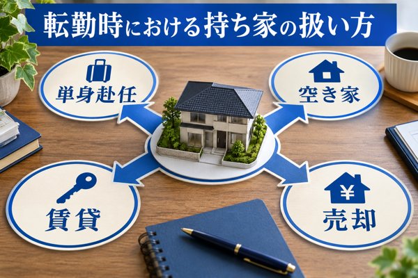 転勤時における持ち家の扱い方