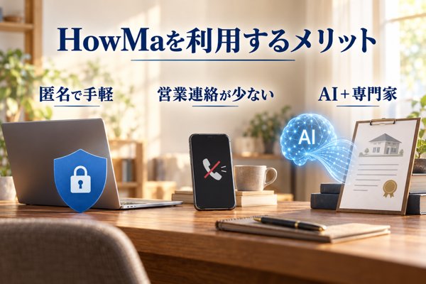 HowMa(ハウマ)を利用するメリット