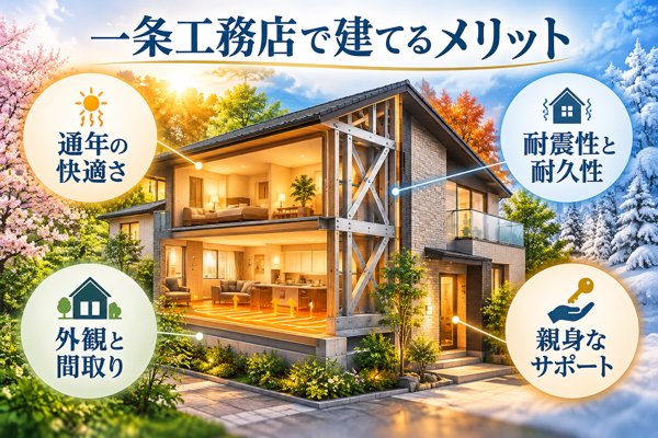 一条工務店で建てるメリット