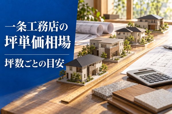 一条工務店の坪単価相場は約80~105万円!坪数ごとの目安を紹介