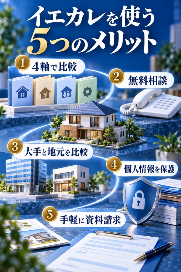 イエカレを使う5つのメリット