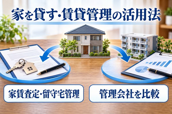 家を貸す・賃貸管理の軸における活用法