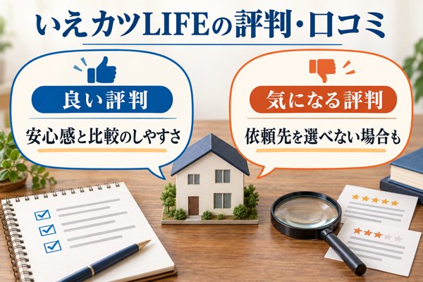 いえカツLIFEに寄せられた評判と口コミ
