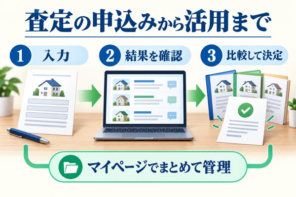 いえカツLIFEの利用手順|査定の申込みからマイページ活用まで