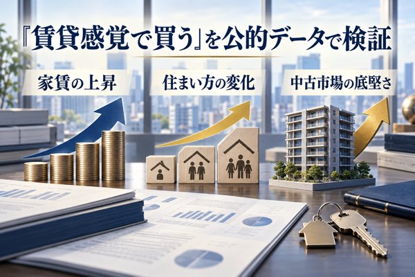公的データで読み解くIETTO(イエット)の「賃貸感覚で買う」という発想の根拠