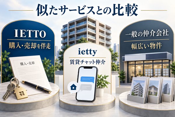 IETTO(イエット)と似たサービスとの比較ポイント