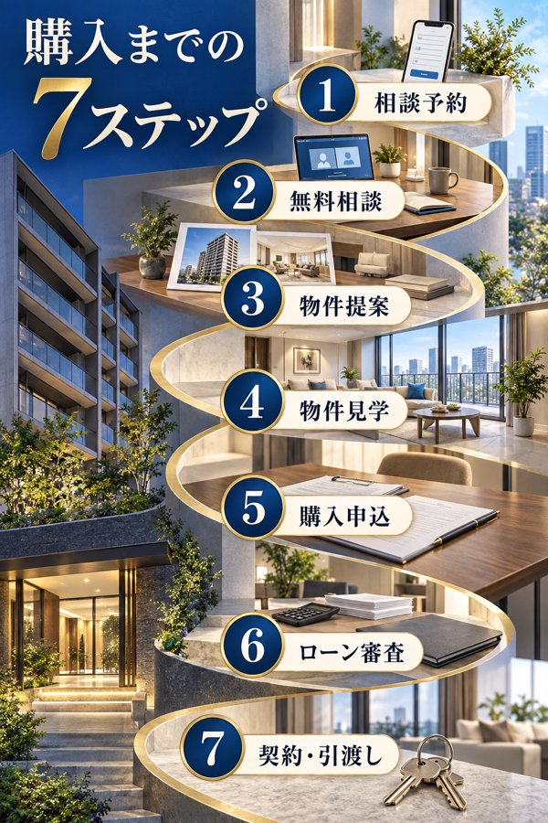 IETTO(イエット)で物件を購入するまでの手順(相談開始〜引渡しの7ステップ)
