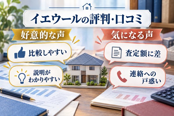利用者アンケートで見えたイエウールの評判・口コミ