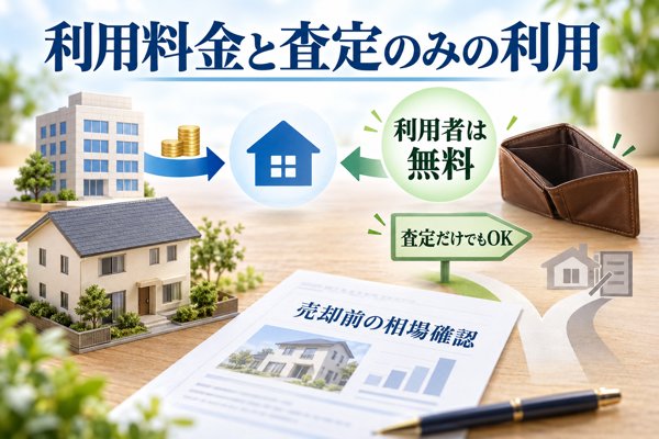 イエウールの利用料金と査定のみでの利用可否