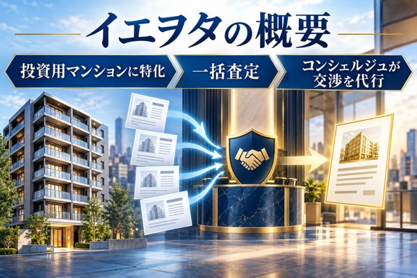 イエヲタの概要|投資用マンションに特化した一括査定とコンシェルジュ代行