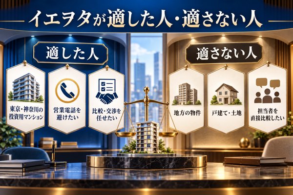 イエヲタの利用に適した人・適さない人