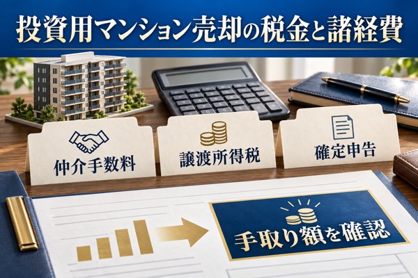 投資用マンションを売るときの税金と諸経費