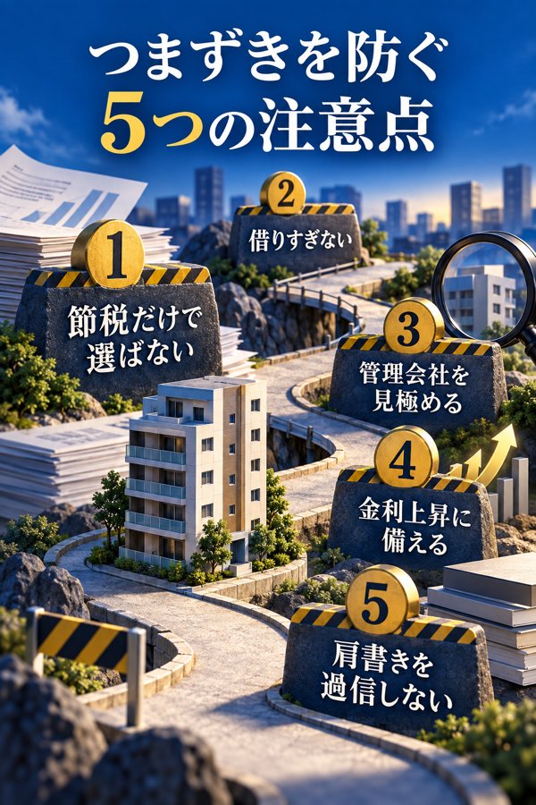 医師の不動産投資でつまずきを防ぐ5つの注意点