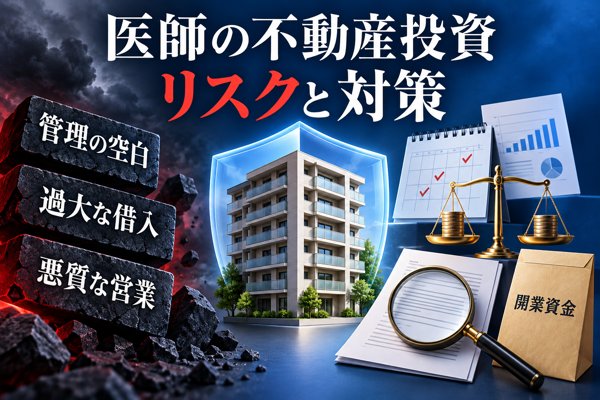 医師の不動産投資に潜むリスクと押さえておきたい対策