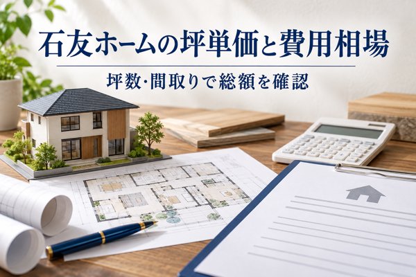 石友ホームの坪単価の目安は約83万円~86万円|坪数ごとの費用相場