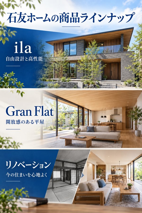 石友ホームが展開する商品ラインナップの概要