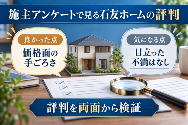 施主アンケートで見る石友ホームの評判と「最悪」説の実態