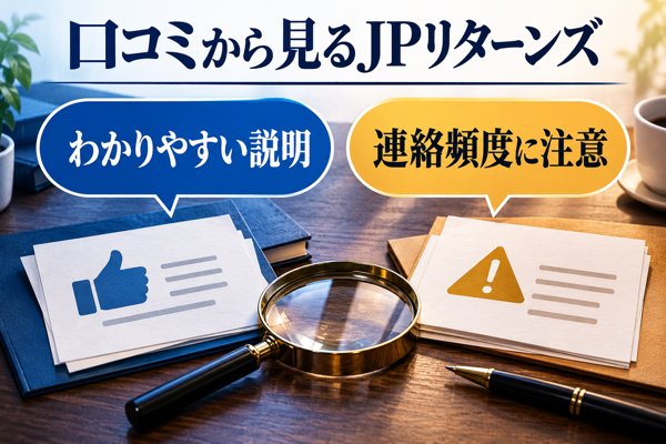 JPリターンズに寄せられた口コミと評判