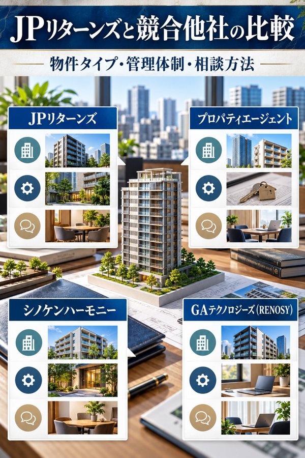 JPリターンズと競合他社の比較