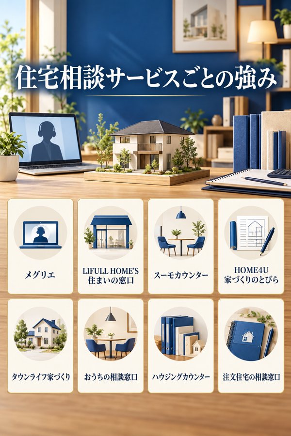 住宅相談サービスごとの強みと概要【個別解説】