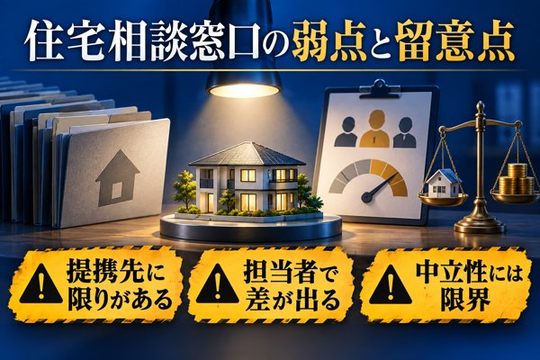 住宅相談窓口で気をつけたい弱点と留意点