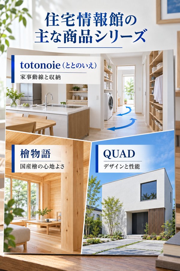 住宅情報館が展開する主な商品シリーズ
