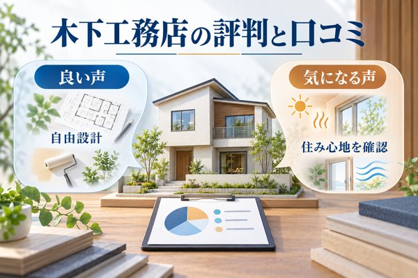 木下工務店の評判と利用者が語る口コミの実態