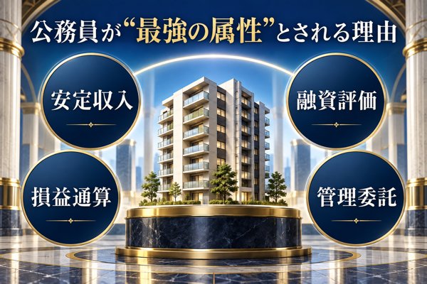 不動産投資で公務員が「最強の属性」とされる4つの理由