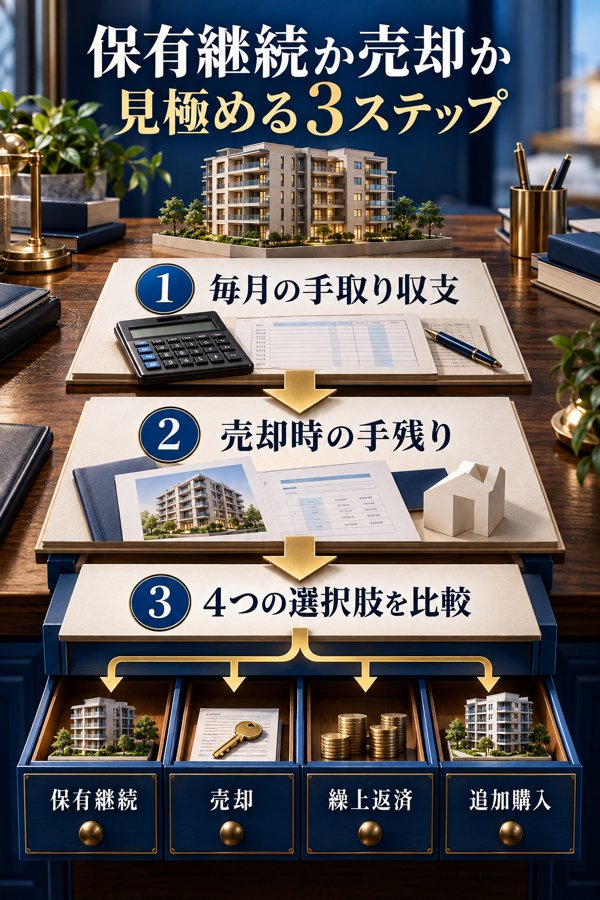 保有中の方向け|保有継続か売却かを見極める手順