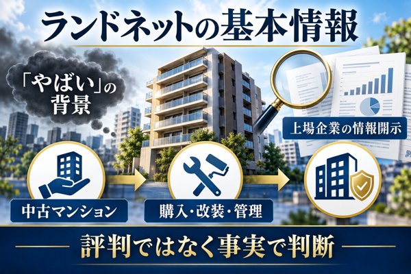 ランドネットの基本情報と「やばい」という評判が出る背景