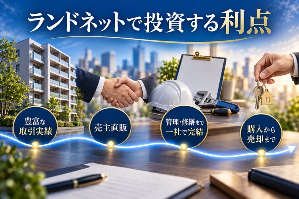 ランドネットで投資する利点