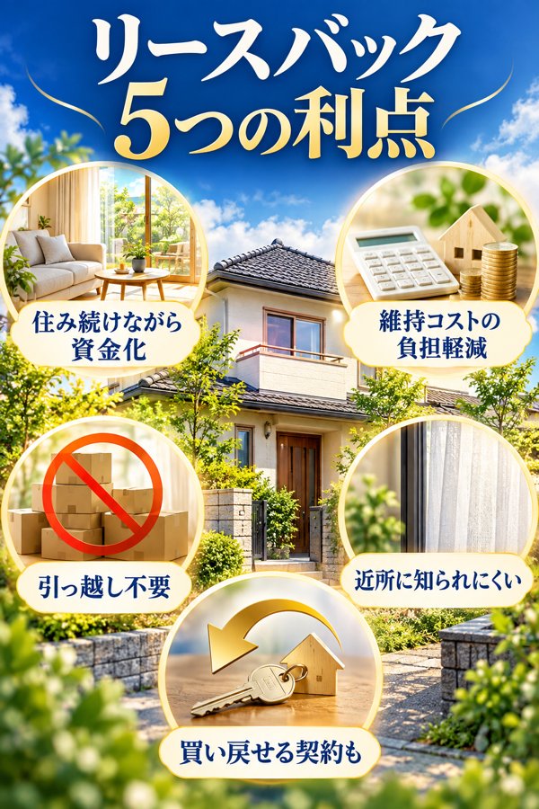 リースバックで得られる5つの利点